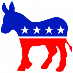 Democratic Party Donkey Vector Logo | Free Vector Silhouette ...