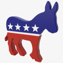 Free Democrat Donkey Transparent Background, Download Free ...