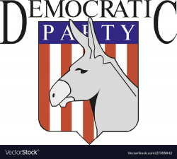 Democratic party donkey symbol