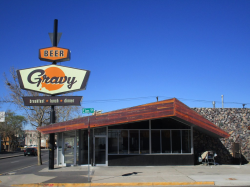 Gravy Diner Sign & 1960\'s Restaurant, Route 66, Albuquerqu ...