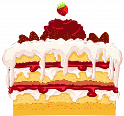 Dessert strawberry cake clipart clipartfest - WikiClipArt