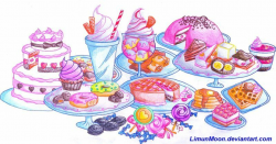 Desserts clipart dessert table, Desserts dessert table ...