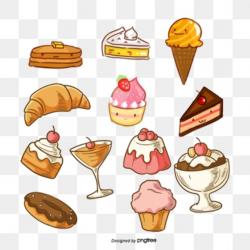 Dessert Vector Png, Vector, PSD, and Clipart With ...