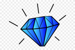 Blue Diamond Clipart, HD Png Download - 640x480(#411890 ...