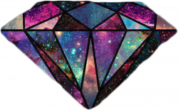 HD Vector Clear Diamond - Galaxy Diamond Png Transparent PNG ...
