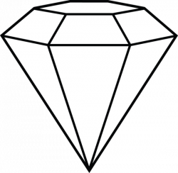 Diamond Line Art - Shape Inspiration | Diamond drawing ...