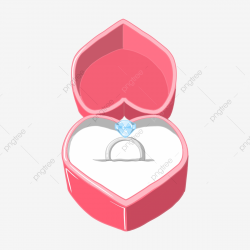 Pink Box Pink Love Box Boxed Ring Sparkling Diamond Ring ...