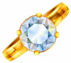 Gold Ring with Diamond PNG Clipart | Gallery Yopriceville ...