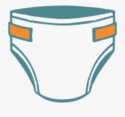 Baby Nappies In Vector , Png Download - Transparent ...