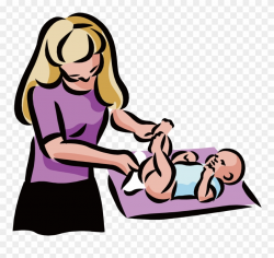 Diaper Infant Child Changing - Diaper Change Clip Art - Png ...