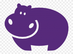 Image Freeuse Diapers Clipart Purple - Purple Hippo - Png ...