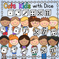 Cute Kids with Dice