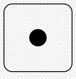 Similiar Dice Number 1 Keywords Blank Domino Clip Art - Circle - Png ...