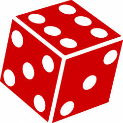 OnlineLabels Clip Art - Six Sided Dice (D6)