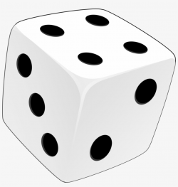 White Dice Png Clip Art Black And White - Clip Art - Free ...