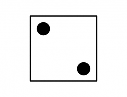Die Showing Two | ClipArt ETC