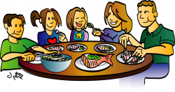 Group Dinner Clipart | Free download best Group Dinner ...