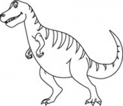 Free Black and White Dinosaurs Outline Clipart - Clip Art Pictures ...