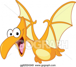 Vector Stock - Pterodactyl dinosaur. Clipart Illustration gg62024349 ...