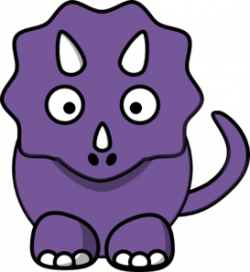 Purple Baby Dinosaur Clip Art at Clker.com - vector clip art online ...