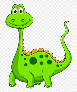 Dinosaurs Clipart Lime Green - Cartoon Dinosaur Transparent ...
