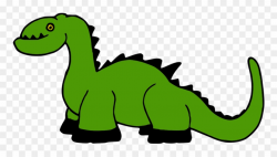 Dinosaur Clipart Friendly - Cartoon Dinosaur Transparent Background ...