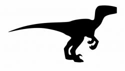 Velociraptor Tyrannosaurus Dinosaur Silhouette Drawing ...
