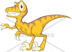 Happy Velociraptor Dinosaur - Animals - Buy Clip Art | Buy ...