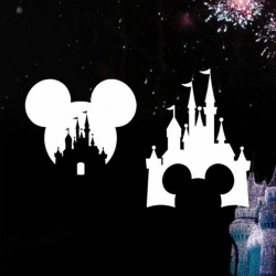 Mickey Mouse Disney Castles SVG Love Disney clipart Download ...