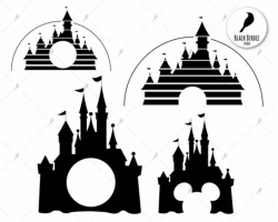 Disney castle svg, disney castle clipart, disney palace svg ...