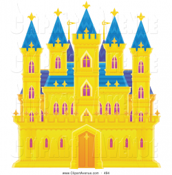 Castle Clipart Gold