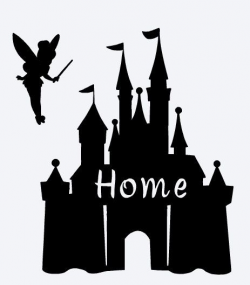 Disney Castle Home Silhouette