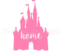 Disney Castle Home Silhouette