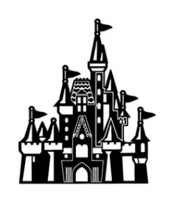 Disney castle silhouette clip art free clipart - Clipartix
