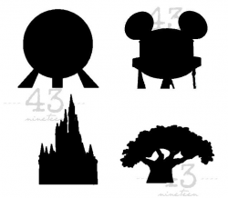 PNG & SVG Digital File Download for all four Disney Parks - Magic ...