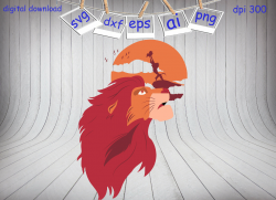 The Lion King svg, Lion King Silhouette, Lion King Clipart, Lion ...