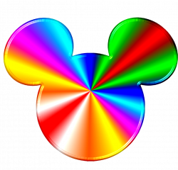 rainbow mickey head in 2019 | Rainbow colors, Rainbow ...