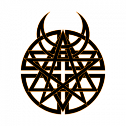 Disturbed vector logo
