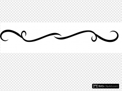 Black Swirl Divider Clip art, Icon and SVG - SVG Clipart