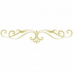 Divider Clipart Gold 9 %281%29 1539388780 - Gold Scroll Line ...