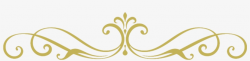 Png Library Stock Gold Divider Clipart - Simple Scroll ...