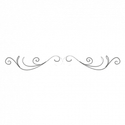 Decorative hand drawn curly divider - Transparent PNG & SVG ...