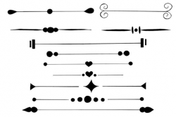 10+ Hand Drawn Dividers Cliparts