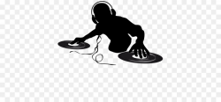 Dj Logo clipart - Music, Silhouette, Line, transparent clip art