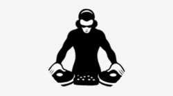 Clipart Black And White Dj Booth Clipart - Dj Clipart PNG ...