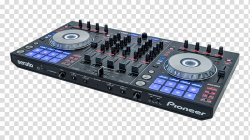 Pioneer DJ DJ controller Disc jockey Audio Mixers, Top Angle ...