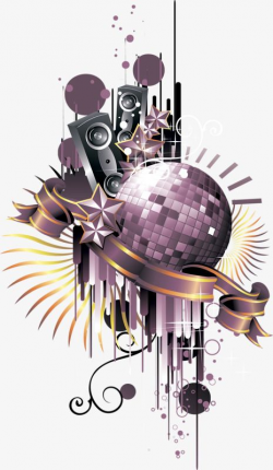 Dj Speaker in 2019 | Disco ball, Color splash effect, Clip art
