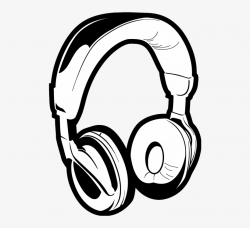 Clip Royalty Free Library Dj Clipart - Headphone Black And ...