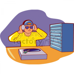 dj clipart - Royalty-Free Images | Graphics Factory
