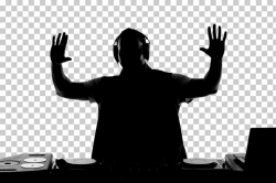 Silhouette Microphone Disc jockey, Dj PNG clipart | free ...